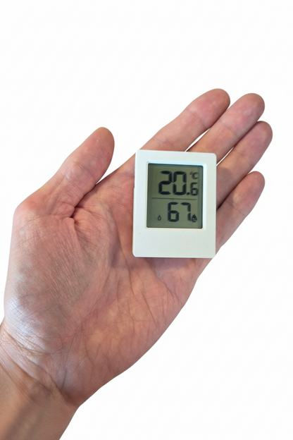 Termometer og hygrometer til fermentering